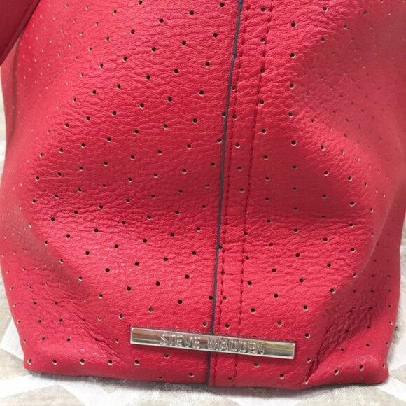 Steve Madden Women's Hole Punch Tote - Picture 5 of 6